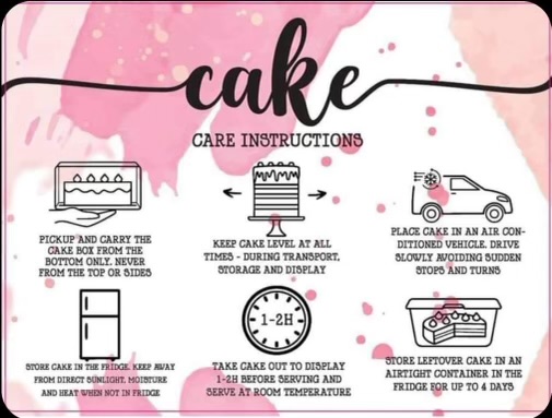 Katie's Cake Policies